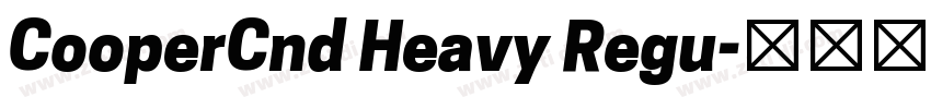 CooperCnd Heavy Regu字体转换
